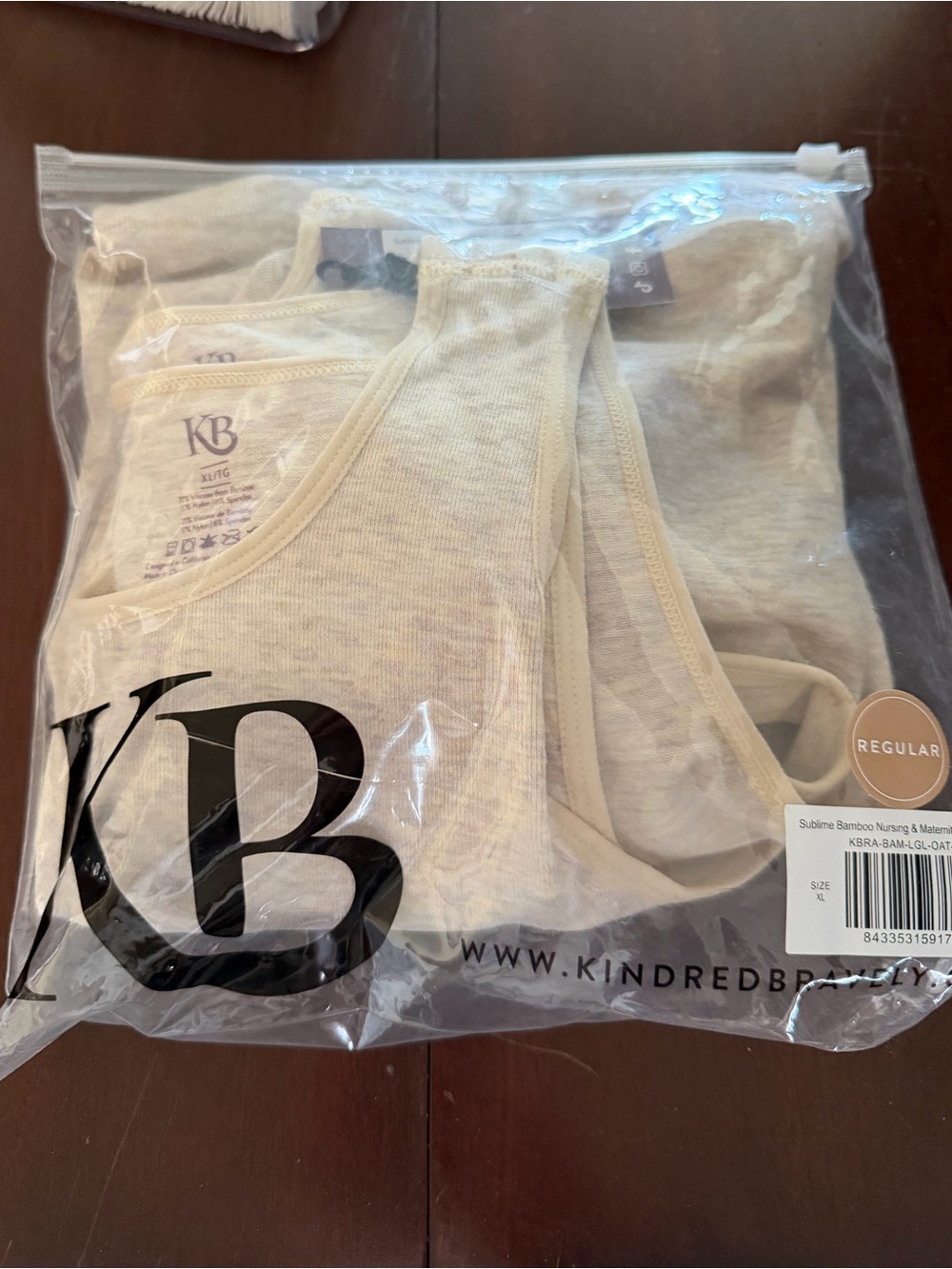 Sublime® Bamboo Maternity & Nursing Longline Bra Top NWT